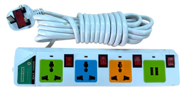 PowerKing Extension 4-Way 5M with 2usb: The Ultimate Solution for Your Power Needs