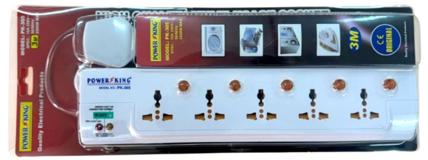 Power King Extension 5 Ways 3 Meter PK-305: Your Ultimate Power Solution - Image 2