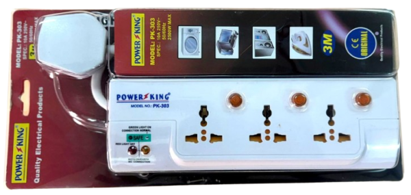 Introducing the Power King Extension 3 Ways 3 Meter PK-303 - Image 2