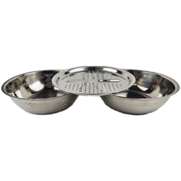 S/STEEL DRAIN BASIN 3PC SET 26CM - Image 4