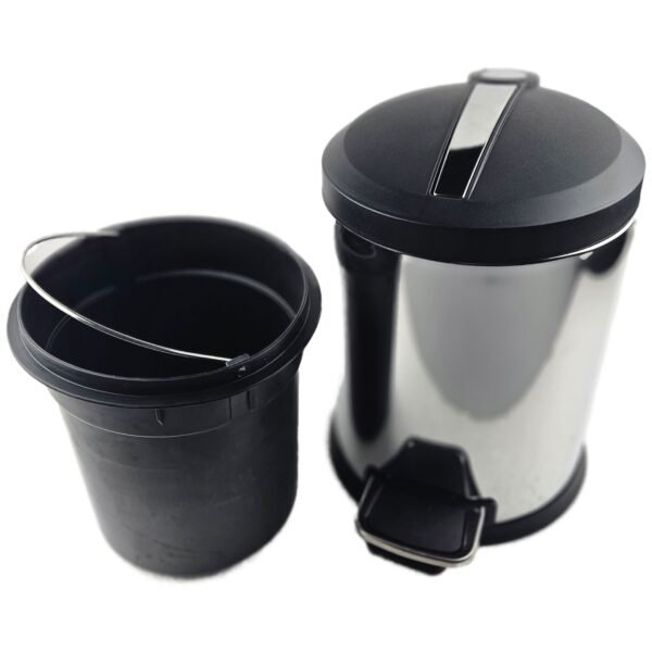 STAINLES STEEL STEP BIN 5 LITRE - Image 2