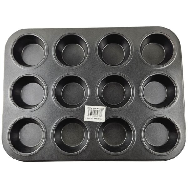 Carbon Steel Cupcake Baking Tray 12 Cups