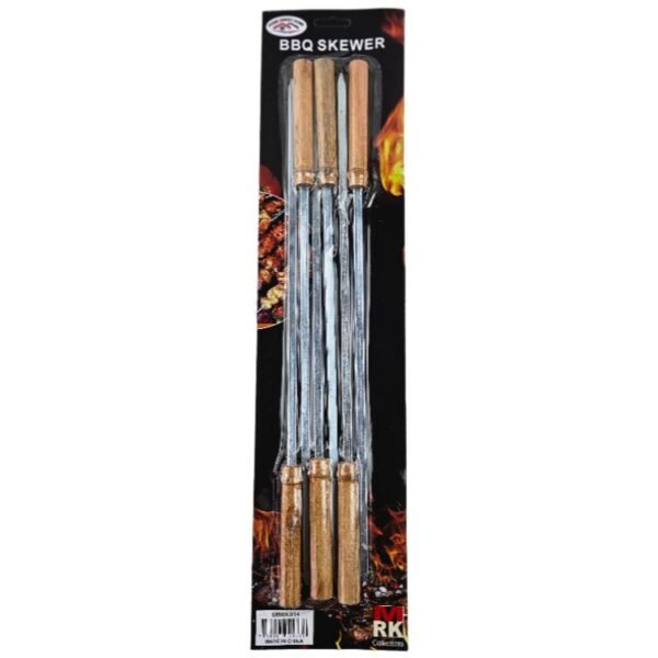 BBQ SKEWER 6PC FLATE