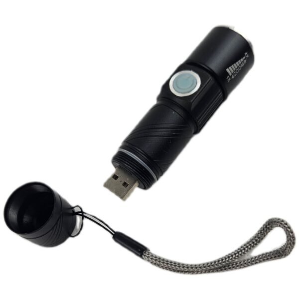 LED ULTRA FLASH LIGHT W/USB CHARGE - Image 3