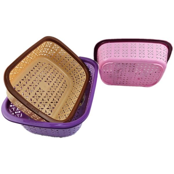 FRUIT-VEGES CORNER PLASTIC BASKET 3PC SET