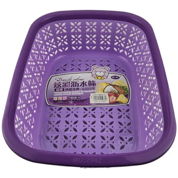 FRUIT-VEGES CORNER PLASTIC BASKET 38X28CM - Image 2