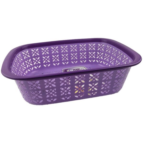 FRUIT-VEGES CORNER PLASTIC BASKET 38X28CM