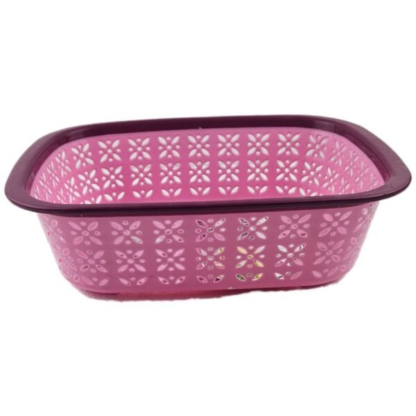 FRUIT-VEGES CORNER PLASTIC BASKET 32X23CM