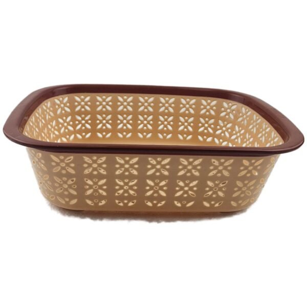 FRUIT-VEGES CORNER PLASTIC BASKET 35X25CM